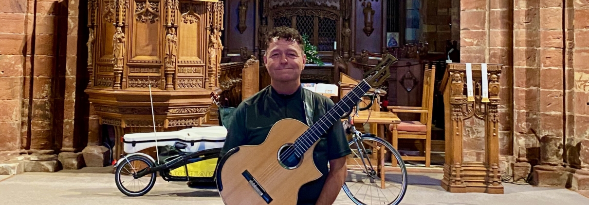 Richard in St Magnus Cathedral in 2022