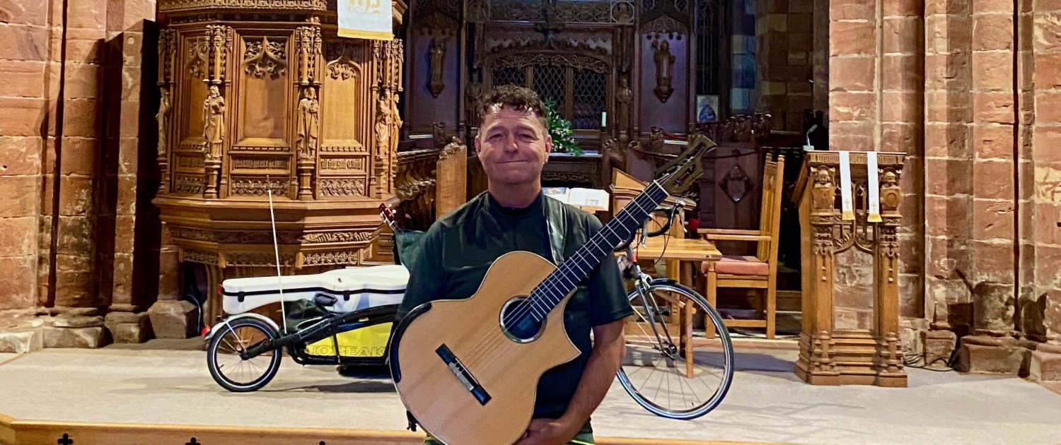 Richard in St Magnus Cathedral in 2022